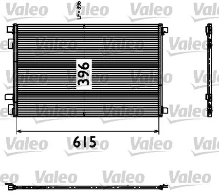817608 VALEO Condensatore, Climatizzatore