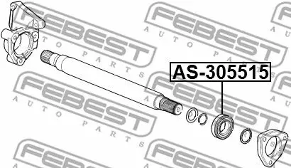 AS-305515 FEBEST Cuscinetto, Albero primario