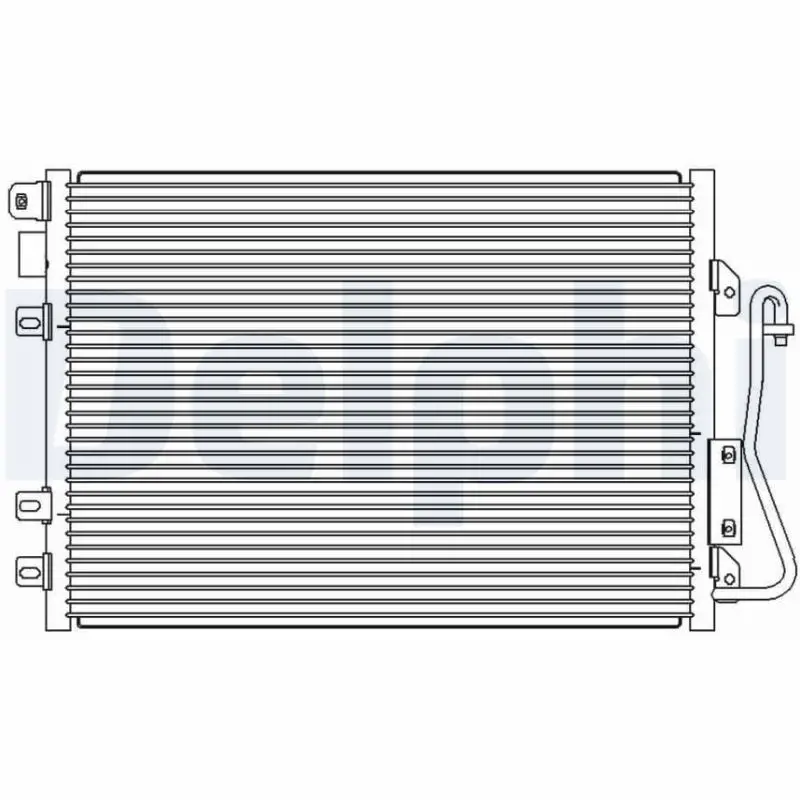 TSP0225620 DELPHI Condensatore, Climatizzatore