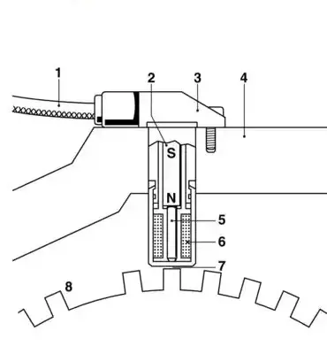 0 261 210 151 BOSCH Generatore di impulsi, Albero a gomiti