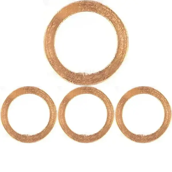 4 x Anello di tenuta, tappo di scarico olio VICTOR REINZ per AUDI