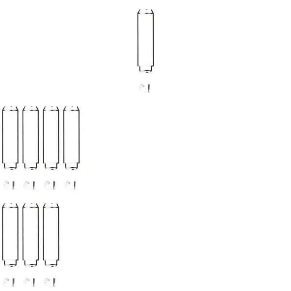 8 x Guida valvola FRECCIA per AUDI, CUPRA, PORSCHE, SEAT, SKODA, VW A1